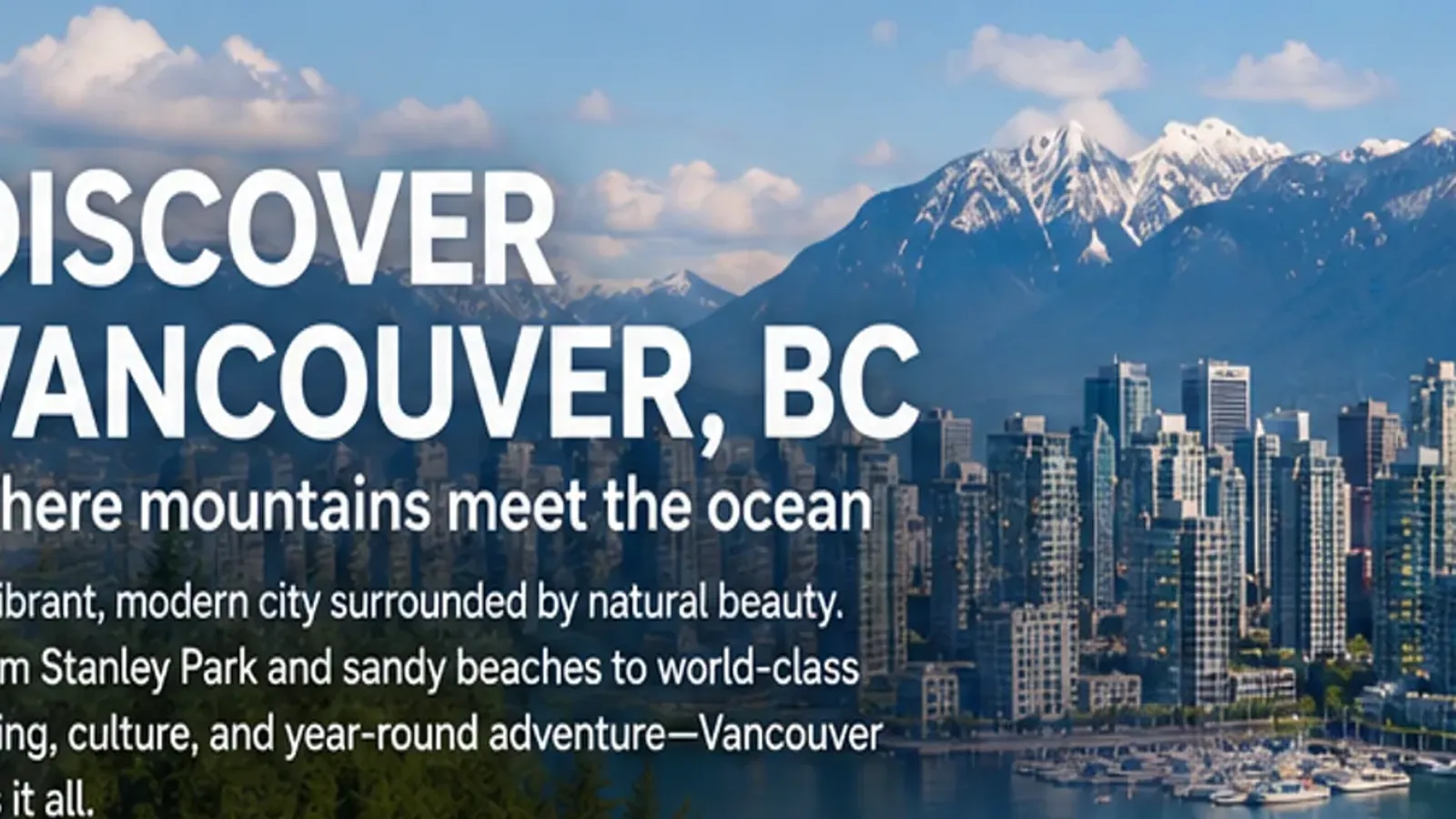 Related Vancouver view for Day Trips & Destinations from Vancouver
